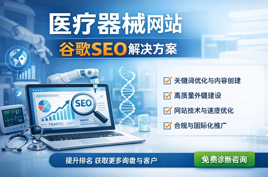 医疗器械网站谷歌SEO解决方案 医疗器械网站谷歌SEO解决方案
