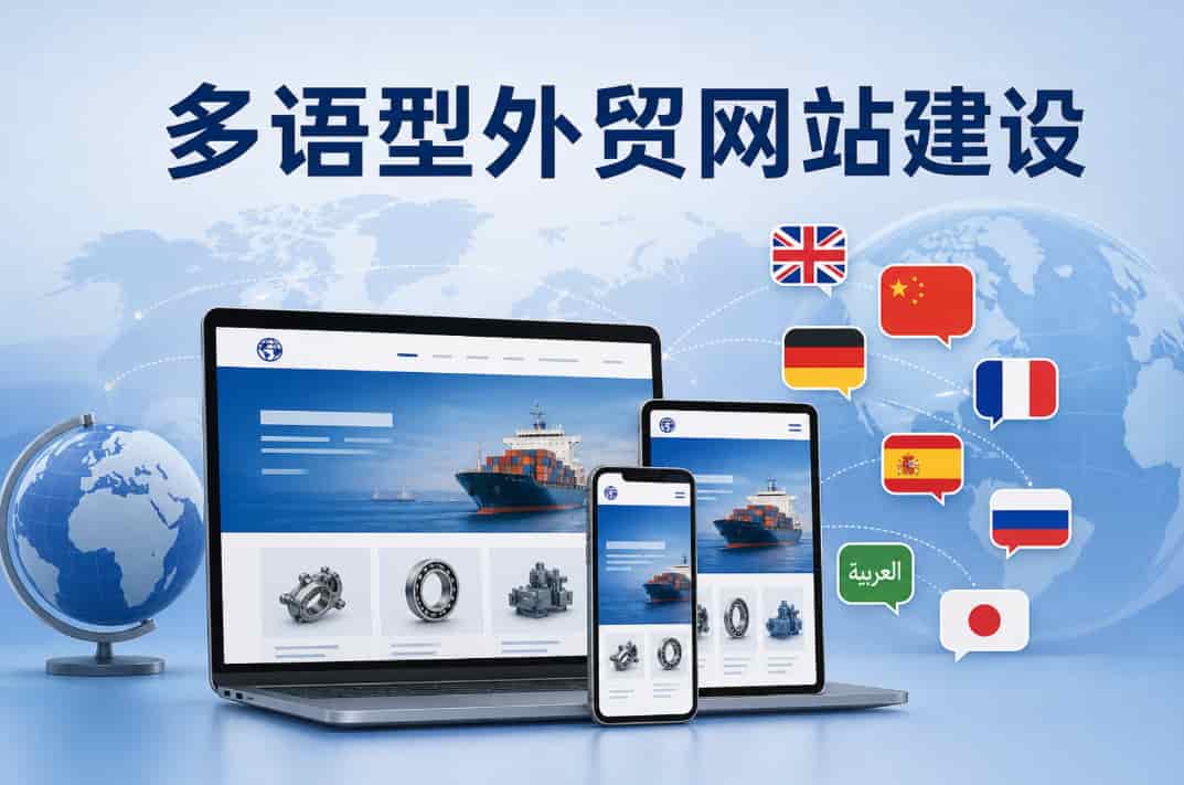 多语型外贸网站建设