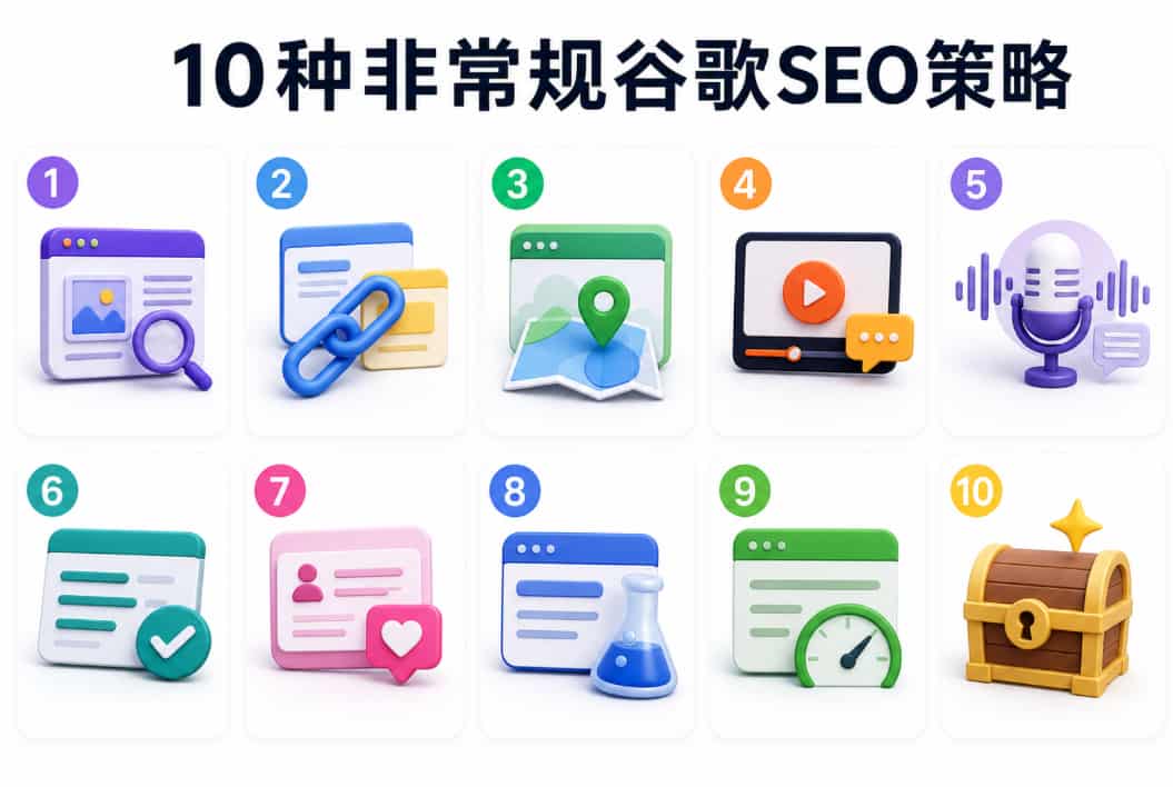 10种非常规谷歌SEO策略