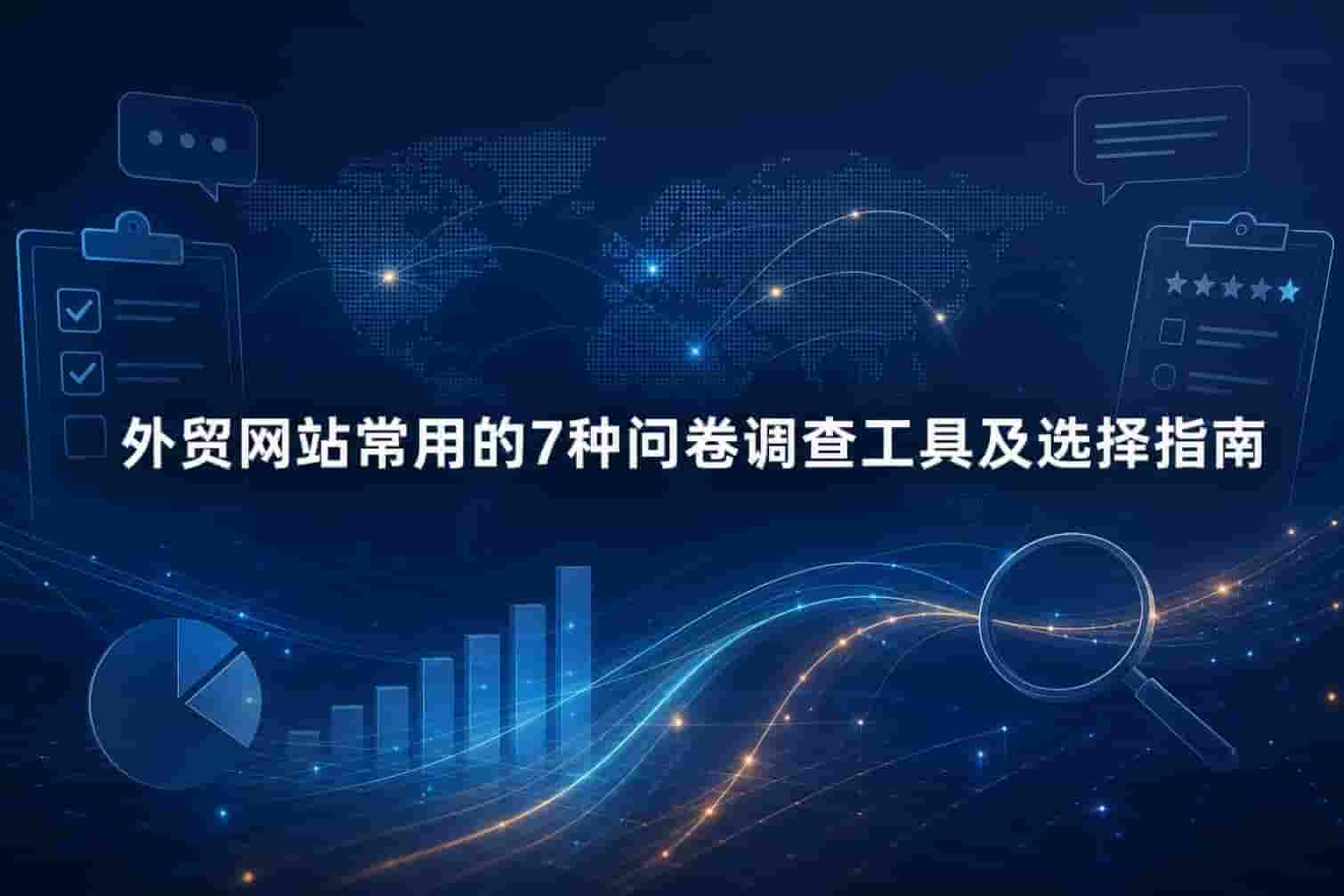 外贸网站常用的7种问卷调查工具及选择指南(图1) 外贸网站常用的7种问卷调查工具及选择指南(图1)